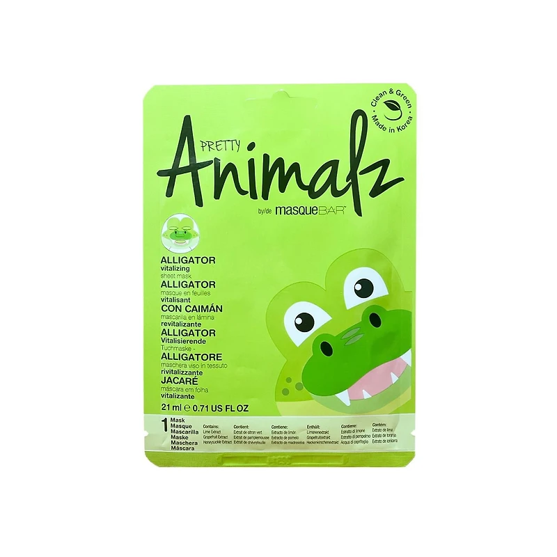 Pretty Animalz Alligator Sheet Mask