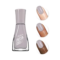 Insta-Dri® Nail Polish, 3-in-1 formula with built-in base and top coat. 1 Stroke, 1 Coat . Done. Dries in 60 seconds,  1 Stroke