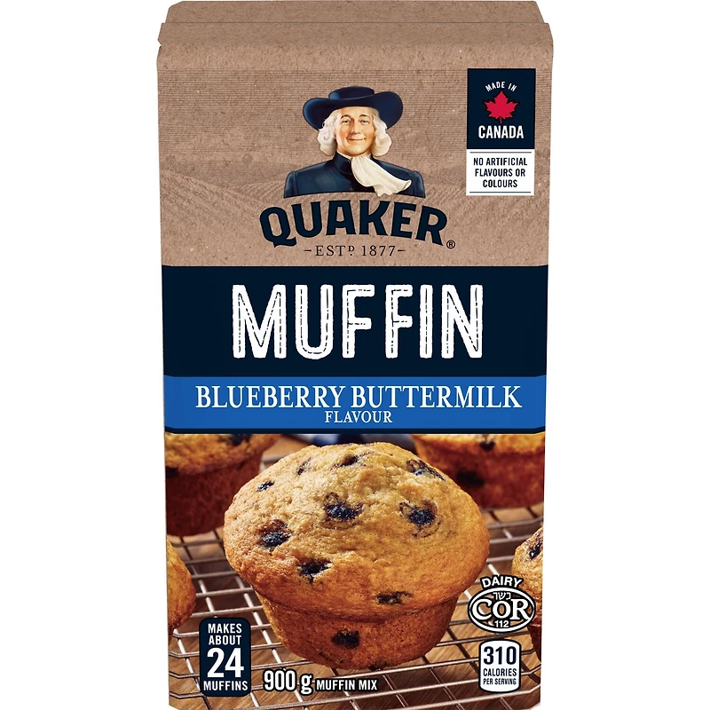 Quaker Blueberry Buttermilk Flavour Muffin Mix, 900g