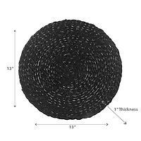 Hand Made Natural Weaving Round Placemat