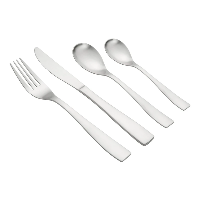 Home Trends 16 Piece Stainless Steel Flatware Set, HT 16 Piece Flatware