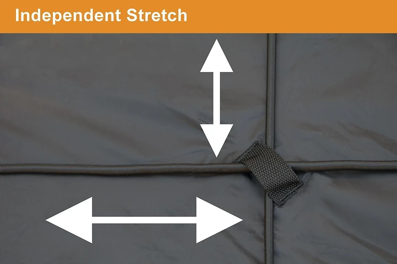Rightline Gear Truck Bed Cargo Net with Built-In Tarp
