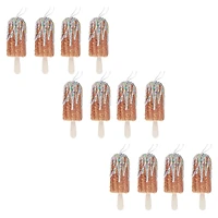 Gingerbread Popsicle Ornament - Set of 12, Christmas Ornaments