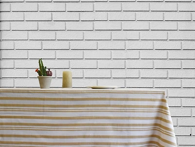 Fabstyles Broadway 100% Cotton Stripe Table Cloth