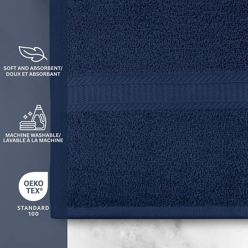 Drap de bain uni Mainstays Basics