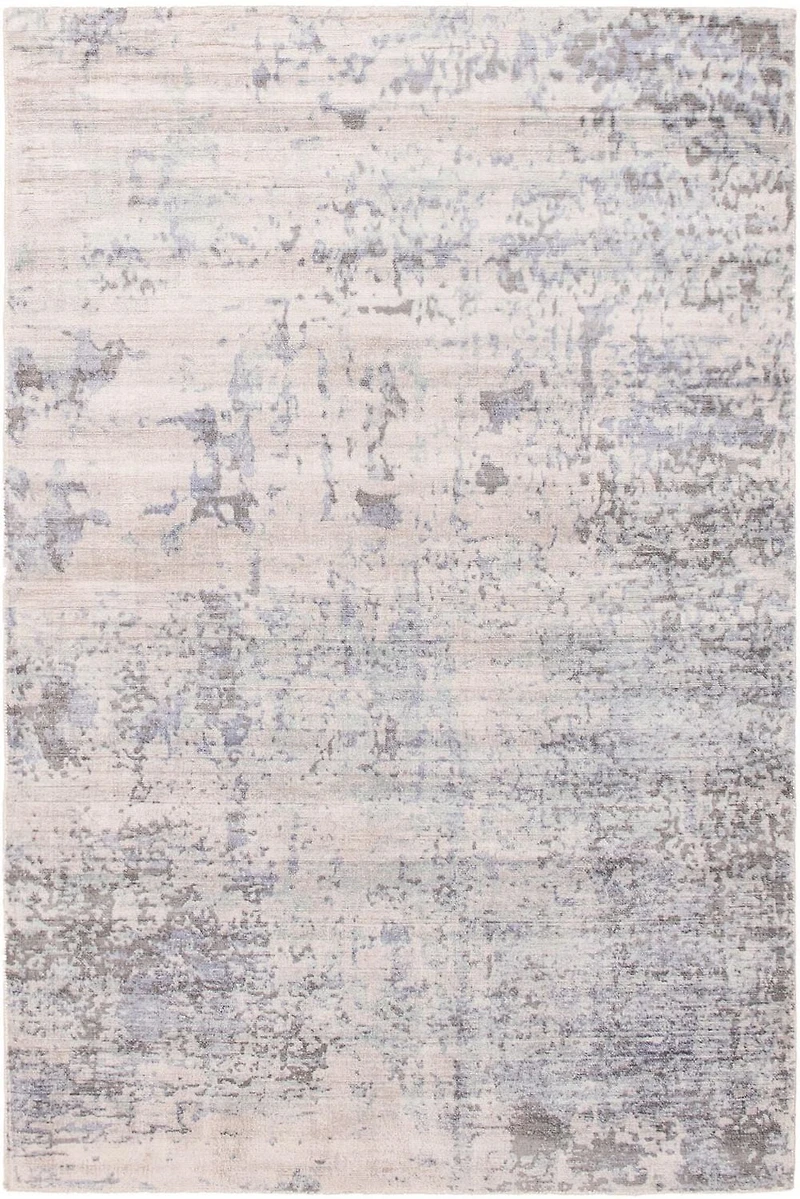 ECARPETGALLERY 5'0" x 7'6" Contemporary Galleria Hand-knotted Area Rug for Living Room, Dining Room and Bedroom in Blue