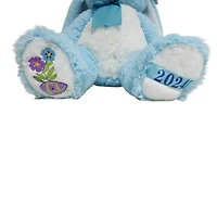 Way to Celebrate Large Plush Bunny With bow blue,20inch