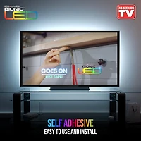 Lumière à ruban DEL Bell + Howell 10 po à changement de couleur pour chambre à coucher, 16 couleurs et 4 modes, avec télécommande Lumières LED