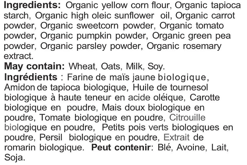 Little Bellies Biologique Pailles Aux Legumes Collations Aux Mais Souflles Et Legumes 12+ Months, 35gr Little Bellies Biologique Pailles Aux Legumes Collations Aux Mais Souffles et Legumes 12+ Mois, 35gr
