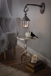 HALLOWEEN LIGHTS UP SKELETON LANTERN