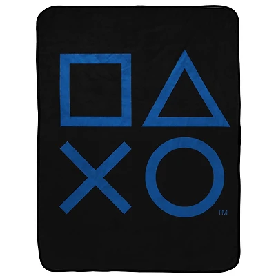 Playstation Jeté Polaire en Peluche, 100 % Polyester 116,8 x 152,4 cm