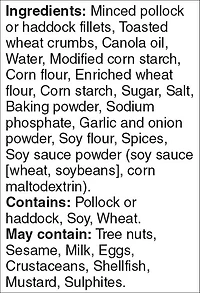 Great Value Breaded Fish Sticks, 680 g