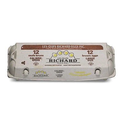 Richard gros oeufs bruns 12