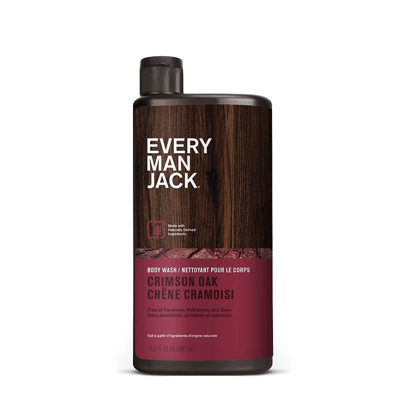 Every Man Jack Nettoyant Pour Le Corps Chêne Cramoisi 500ML