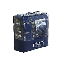 Chaps 8-Piece Plaid Bedding Comforter Set - Lit dans un sac Double - Reine
