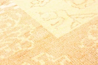 ECARPETGALLERY 7'0" x 9'9"  Transitional Jules Oushak Hand-knotted Area Rug for Living Room, Dining Room and Bedroom in Yellow