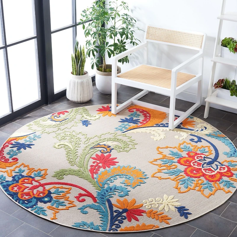 Safavieh Cabana Kuzman Tapis Floral Extérieur