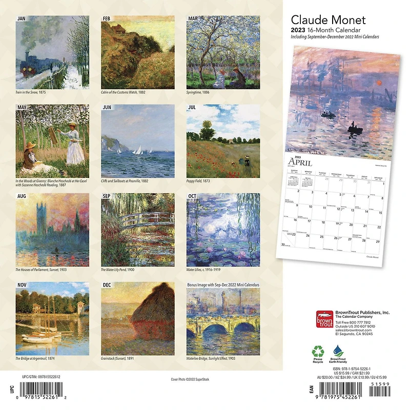 Monet, Claude 2023 Square