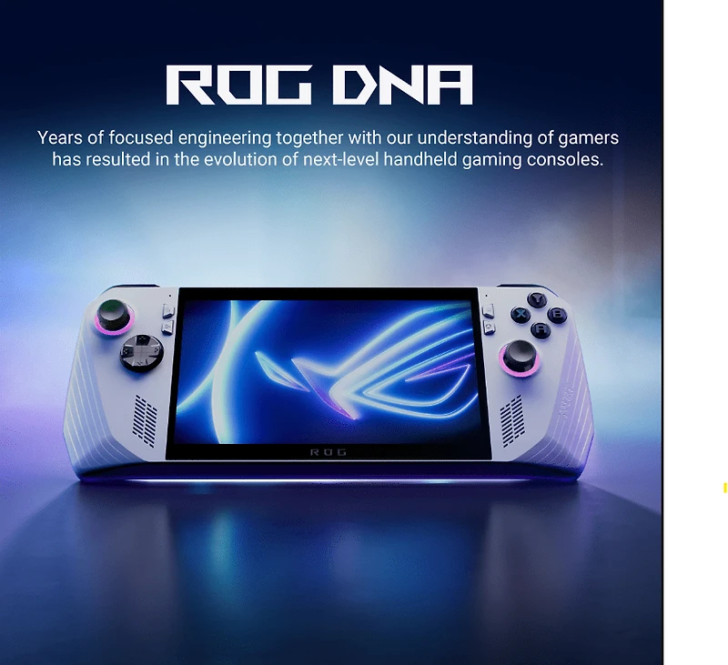 ASUS ROG Ally 7” Handheld Touch Gaming Console, 16GB LPDDR5 RAM, 512GB SSD, ROG Ally