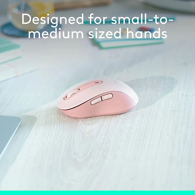 Logitech Signature M650 Wireless Mouse - For Small to Medium Sized Hands, Graphite