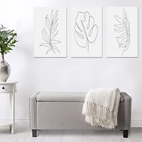Pouf de stockage en tissu Boston