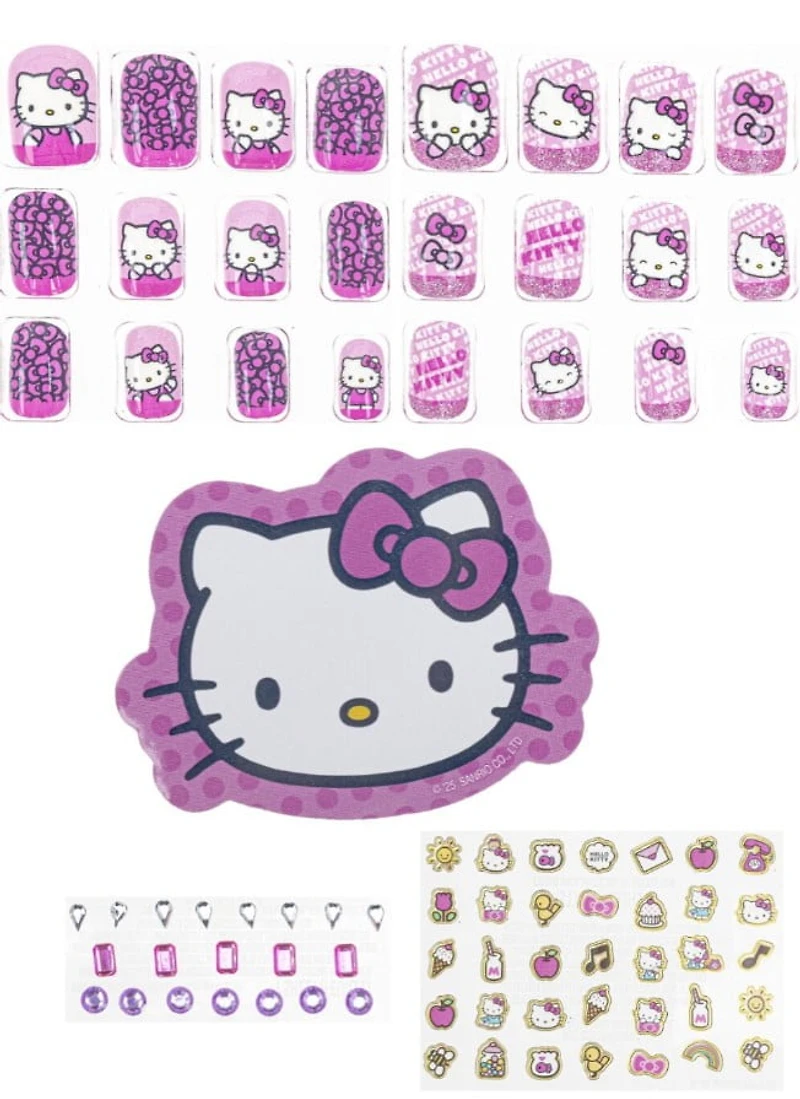 Hello Kitty 24pk Pink Press on Nails