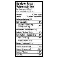 Deli-Cinq fruit de la passion agrume pêche, 200 ml, paquet de 8 200 x ml