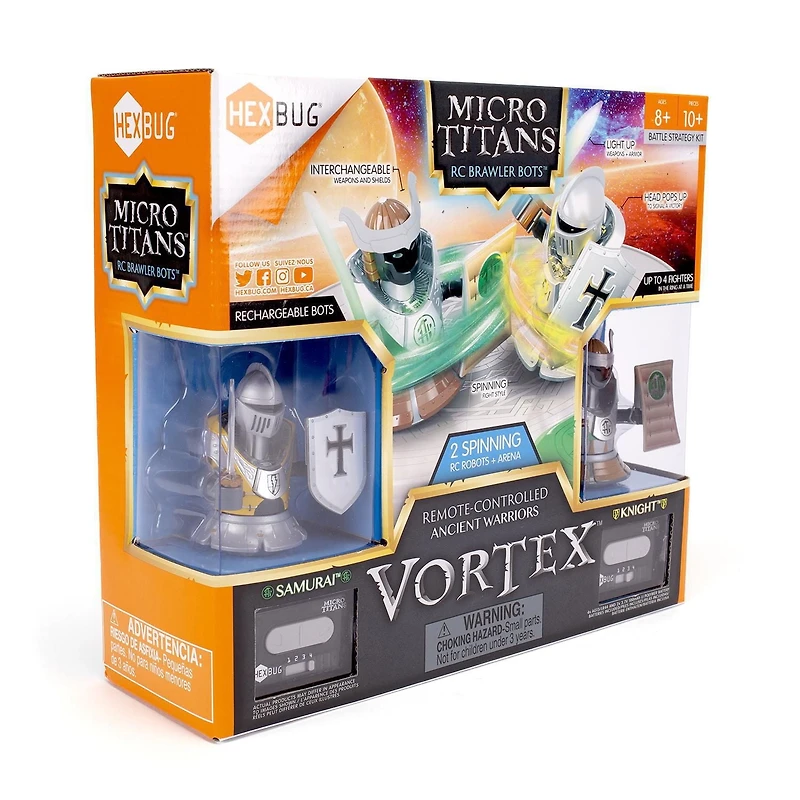 Hexbug Micro Titans Vortex Knight vs Samurai