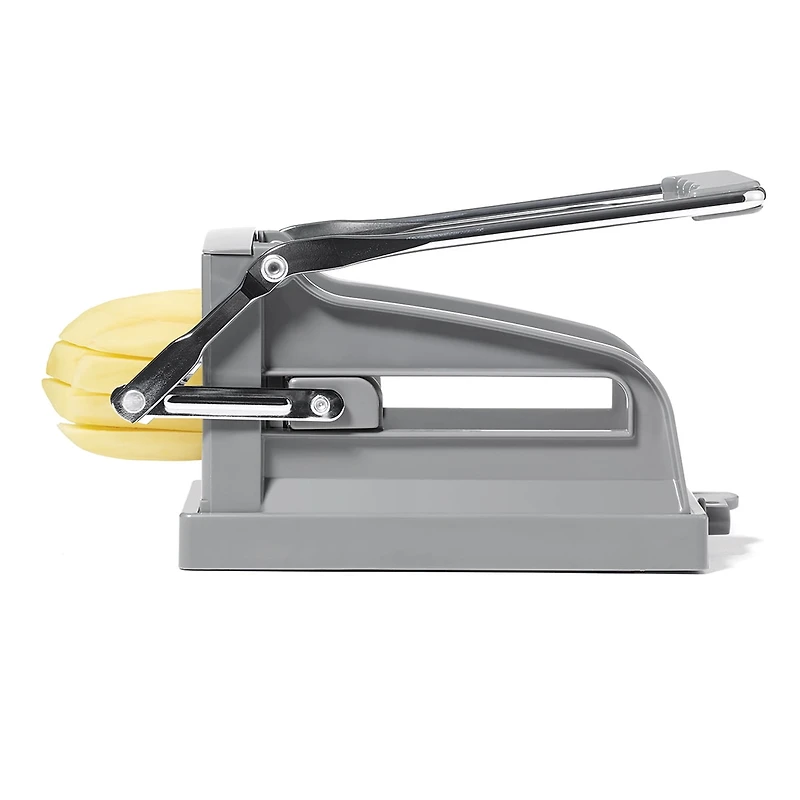 Starfrit Gourmet Fry Cutter, 2 Blades Included, Stainless Steel Blades, Suction Base for Stability, Easy to Use, Cuts Regular and Julienne Fries, Ideal for Homemade French Fries
