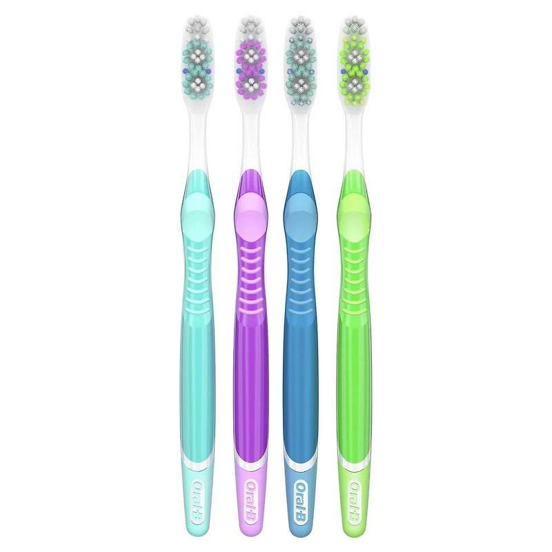 Brosses à dents Oral-B Blanc brillant, souple