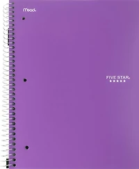 Cahier D'écriture Ligné Five Star 3 Subject 300 Pages