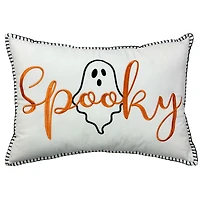 Way to Celebrate! Halloween Spooky Ghost Decorative Pillow