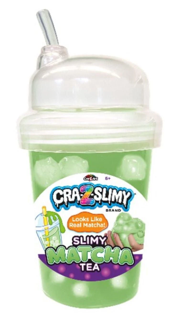 Cra-Z-Art, Cra-Z-Slimy Tea, Matcha Tea Slime, Scented Sensory Slime for Kids