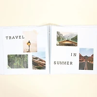 CRAFTY & CO. album de photos, blanc, 10 feuilles, bricolage, artisanat SCRAPBK ALBUM WHITE