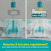 Pampers Baby Dry Ultra Diapers, Size 2 (12-18 lbs), Absorbent Disposable Diapers