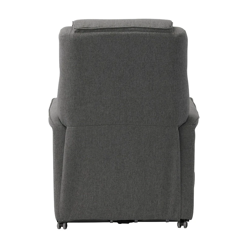 Fauteuil inclinable électrique rembourré Ashley de CorLiving pour adultes avec coussin de tête supplémentaire!