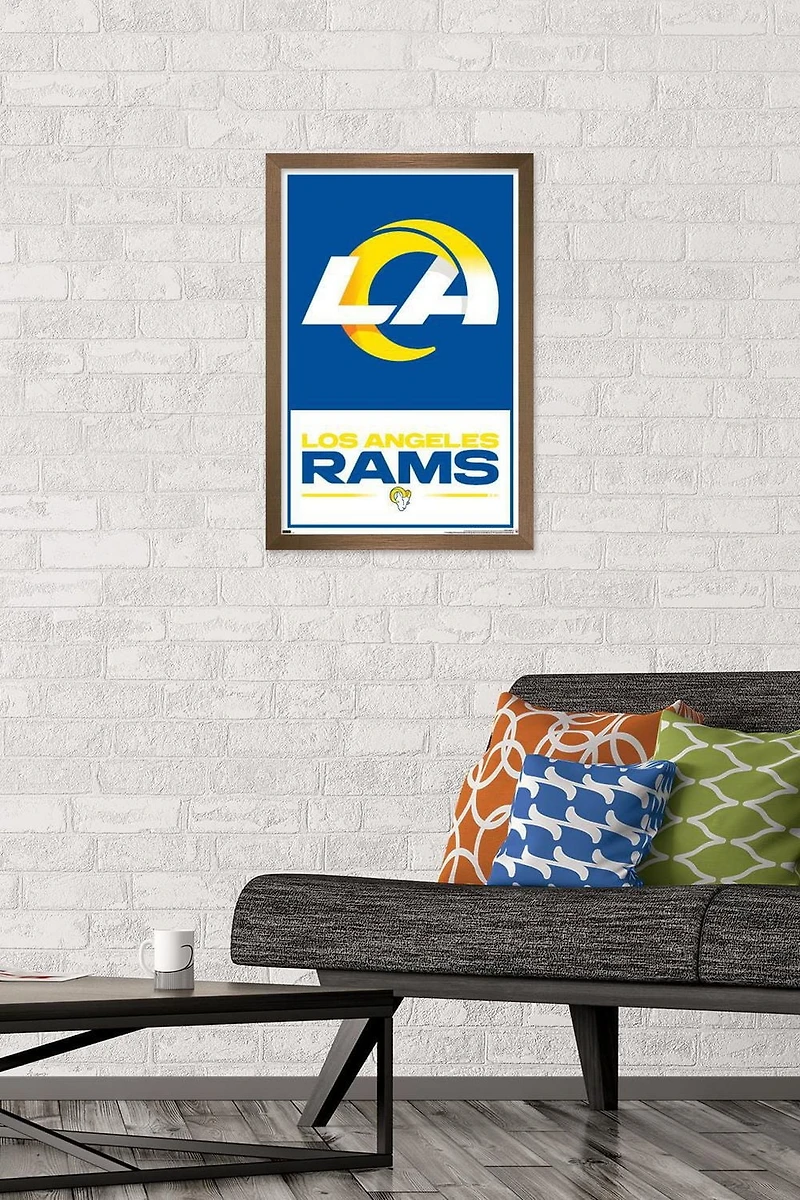 NFL Los Angeles Rams - Logo 21 Wall Poster