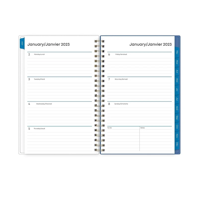 2023 Weekly Monthly Planner, 5x8, Blue Sky, McKenna