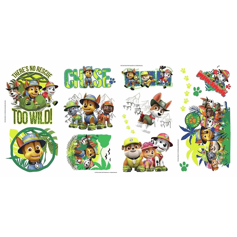 RoomMates Jungle PAW Patrol Peel & Stick Wall Decals