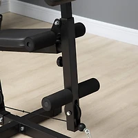 Soozier Équipement de gym à domicile entraînement multifonctionnel
