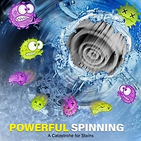 Bell + Howell Scrubtastic Pro 4 Piece Rechargeable Power Scrubber Set with 3 Speeds and Extendable Handle