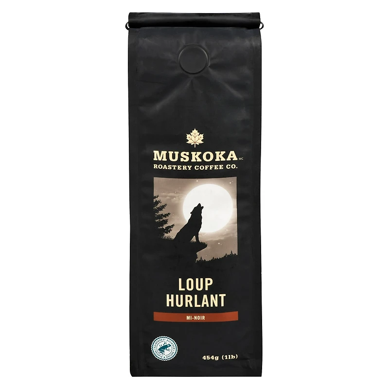 Muskoka Roastery Coffee Co. Howling Wolf Medium Dark Ground Coffee