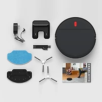 bObsweep Charlotte Aspirateur Robot et Vadrouille, Charbon