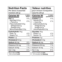 Assortiment de craquelins de qualité supérieure Notre Excellence 250 g (6 variétés)