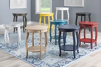 Barclay Side Table, Teal