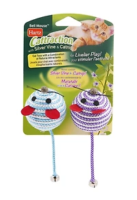Hartz Cattraction Bell Mouse Cat Toy, Silvervine & Cat Nip Cat Toy