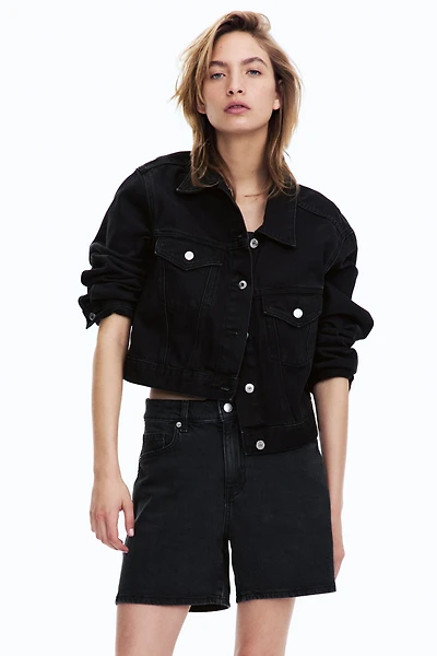 High Waist Denim Shorts