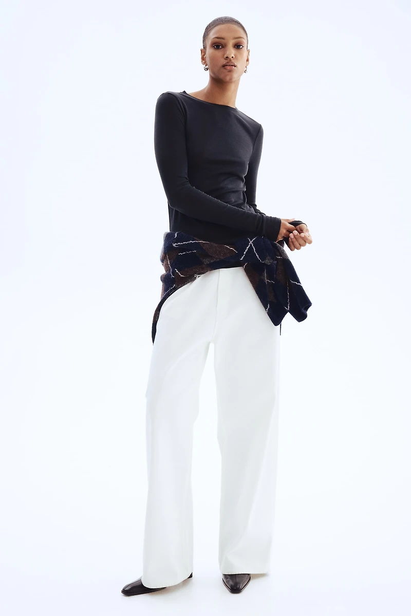 Pima Cotton Jersey Top