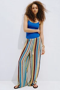 Pantalon en filet avec cordon de serrage