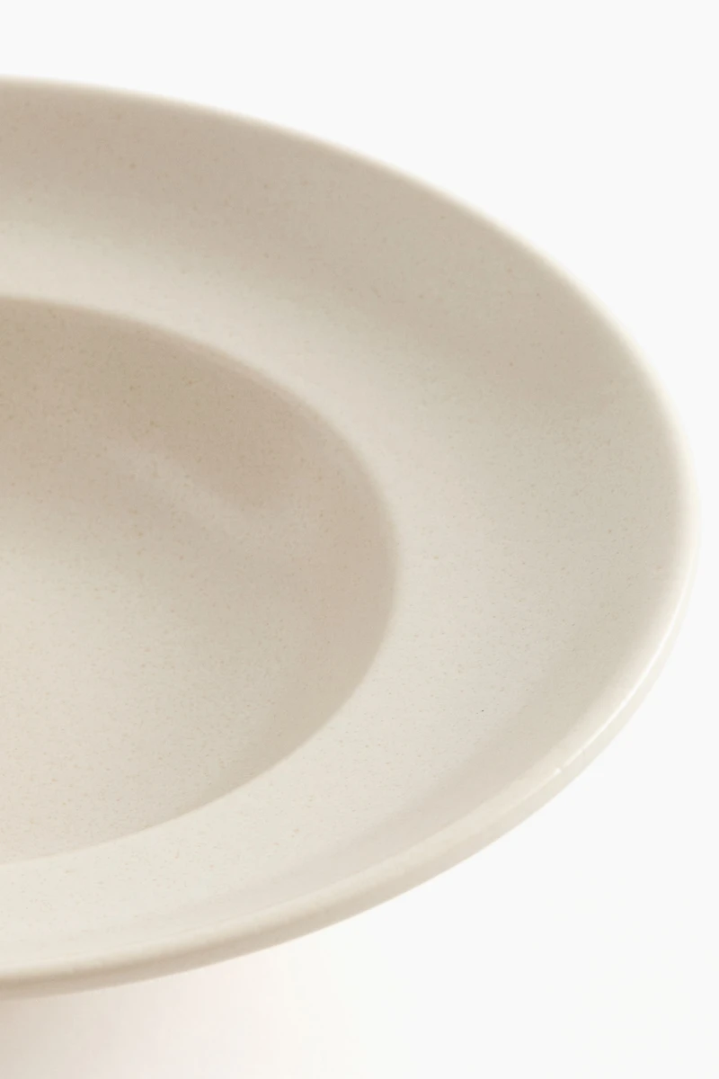 Lot de 2 assiettes creuses avec glaçure réactive